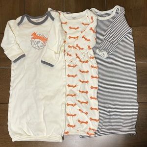 Touched by Nature Organic Cotton Gowns, 0-6m